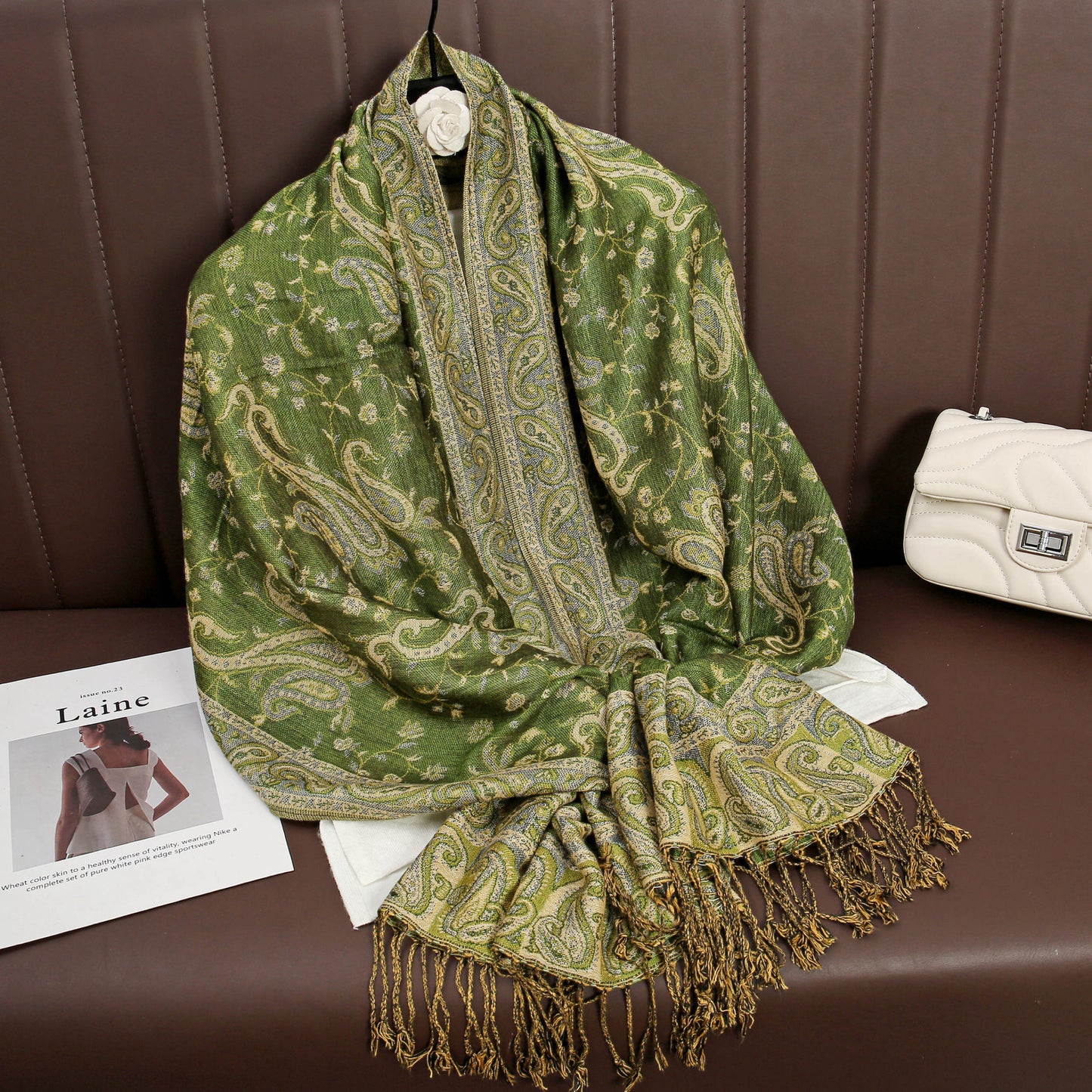 Pashmina- Forest Green