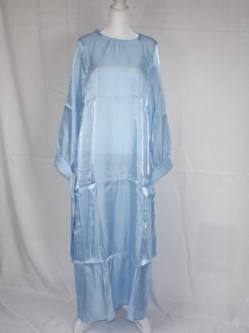 Lul 3 piece abaya set : Light Blue