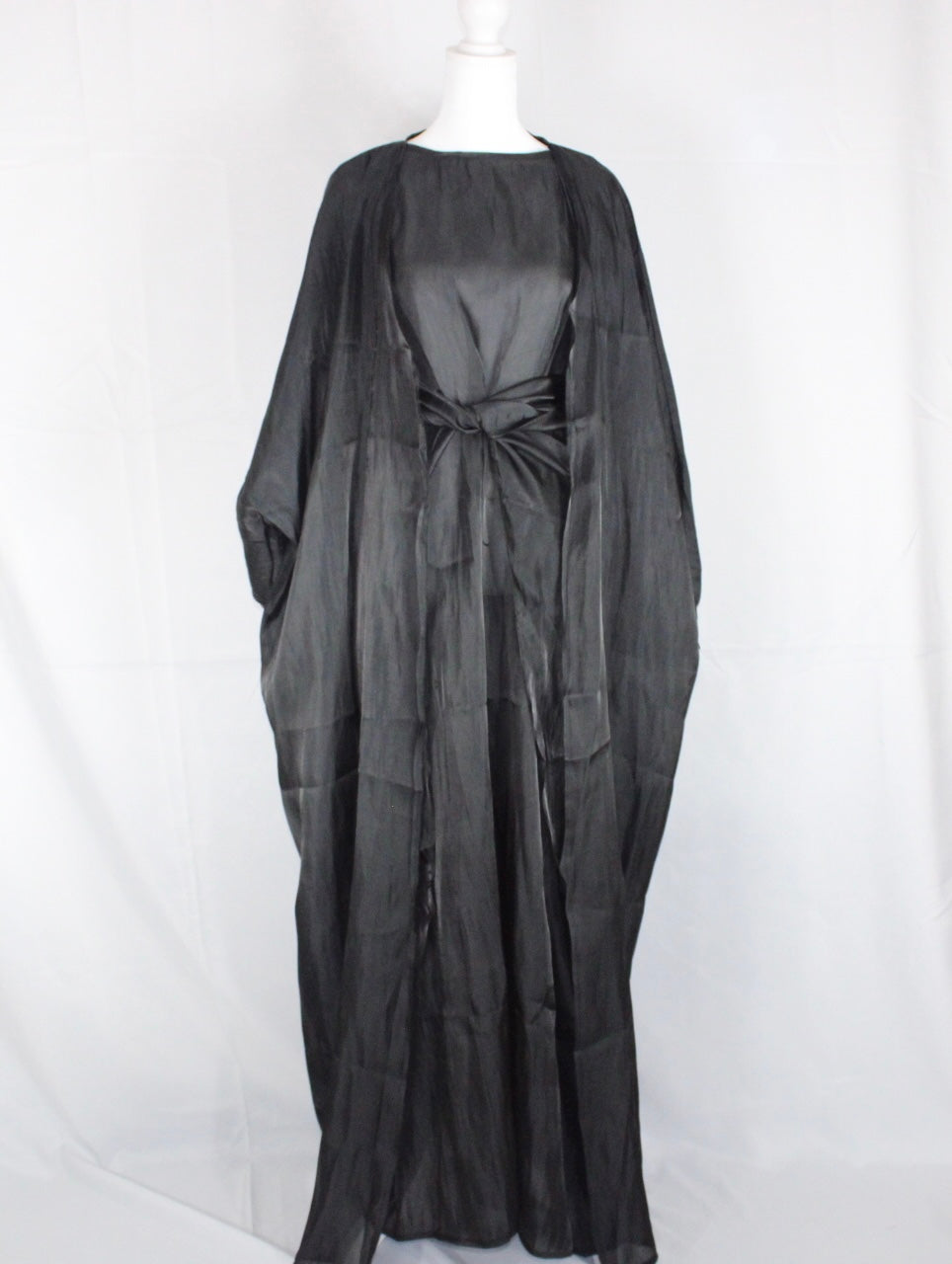 Lul 3 piece abaya set : Black