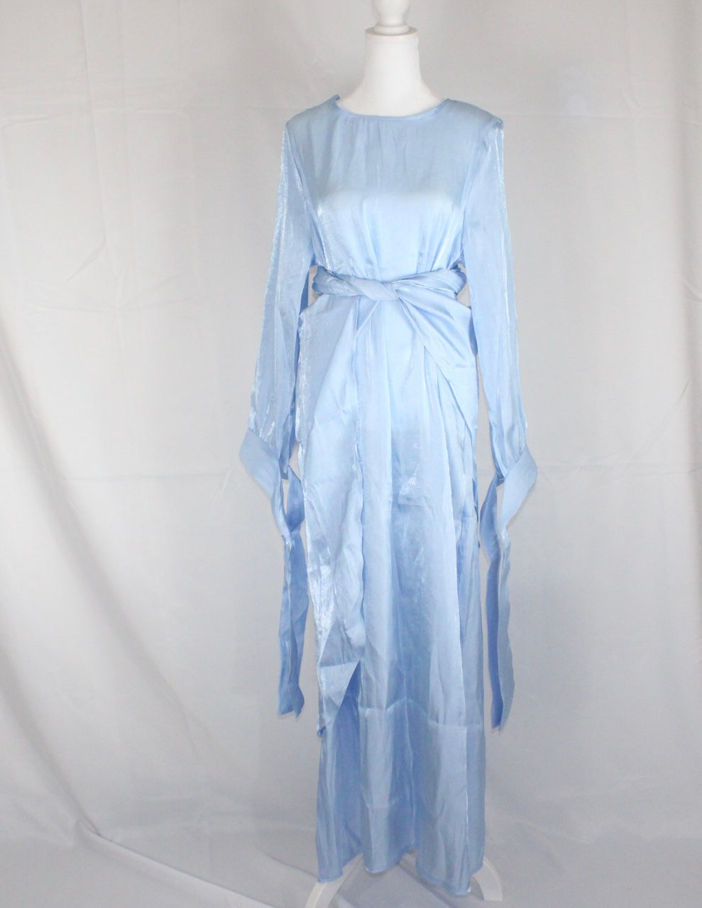 Lul 3 piece abaya set : Light Blue