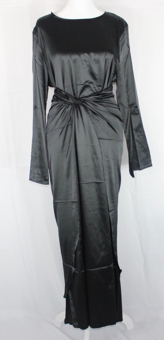 Satin 3 Piece Abaya