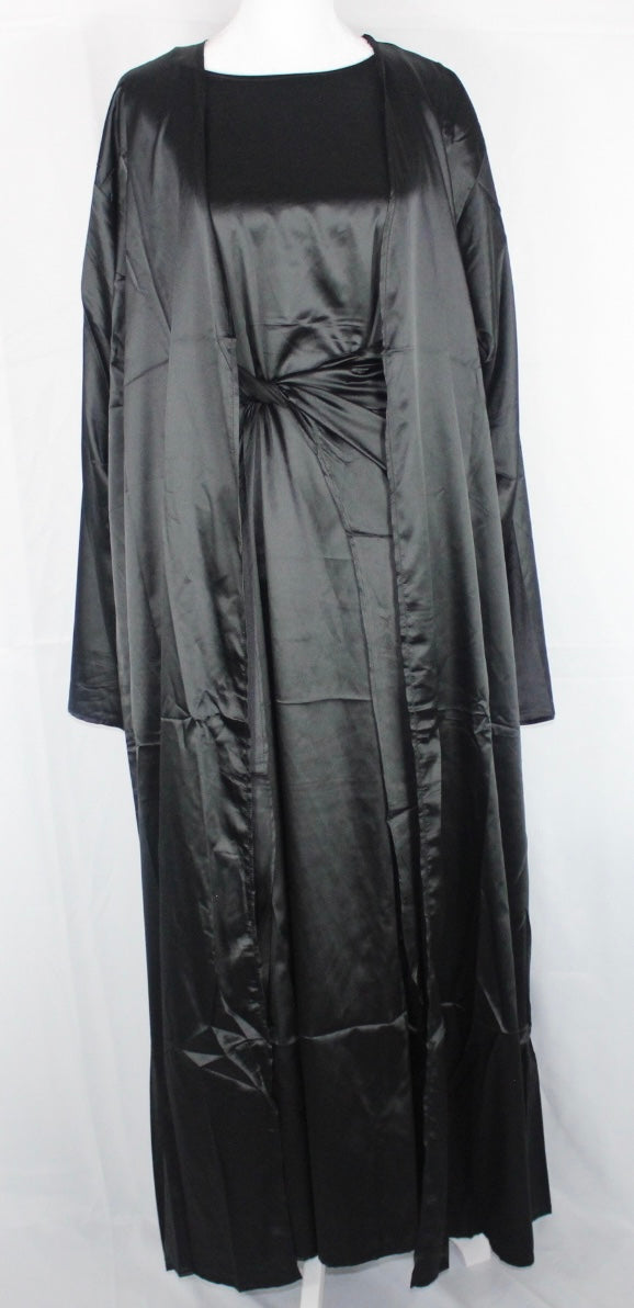 Satin 3 Piece Abaya